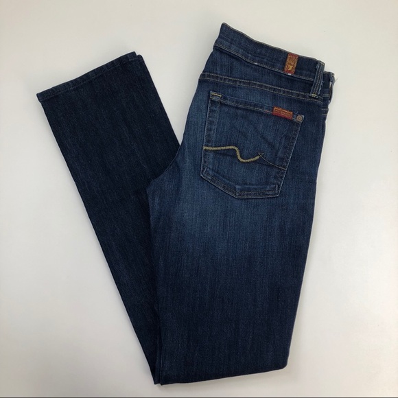 7 For All Mankind Denim - 7 For All Mankind Straight Leg Jeans Size 27
